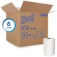 8IN 580 FT White Roll Paper Towel Hardwound Slim Roll - 6 Rolls/Case
